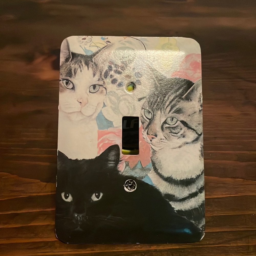 Vintage Cats Light Switch